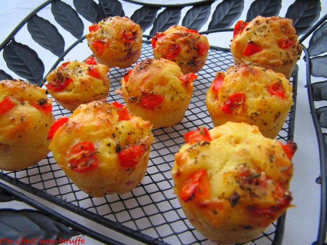 Muffins façons pizza.